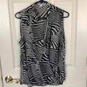 Animal Print Blouse